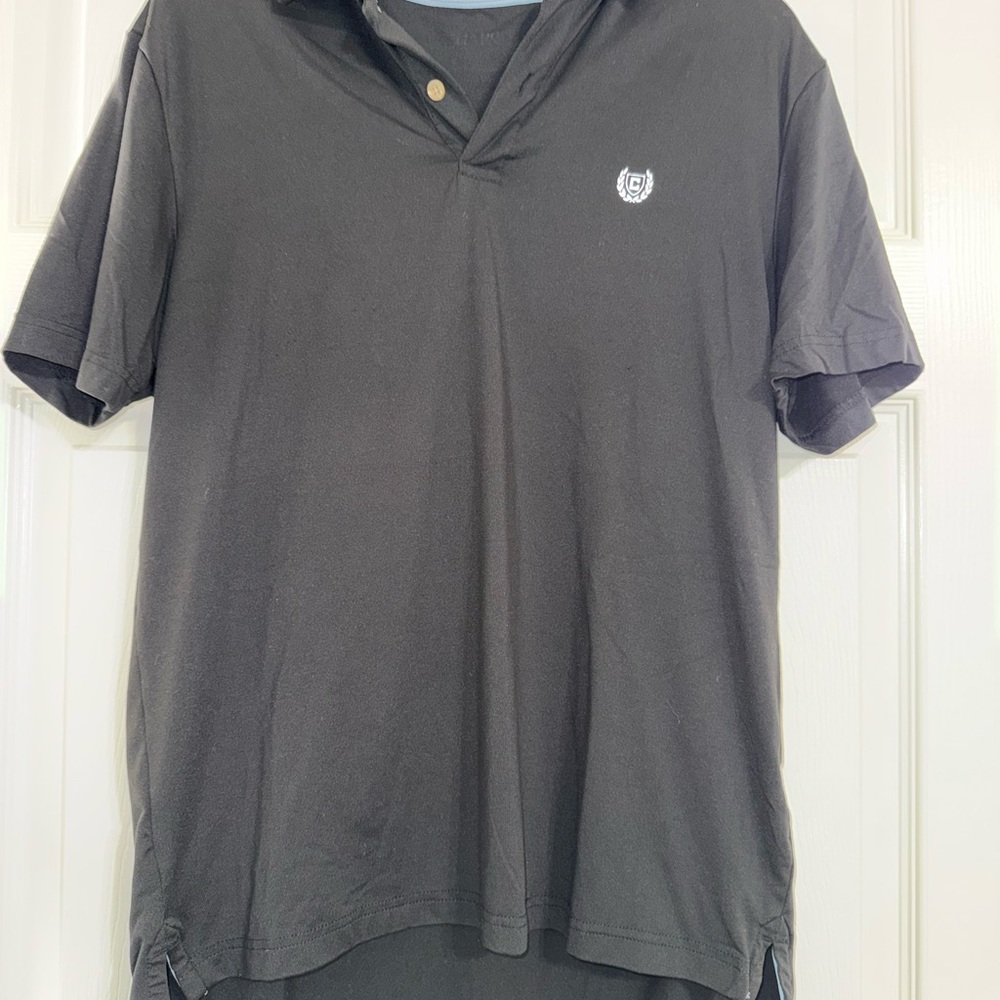 Chaps Black Polo Shirt for Men